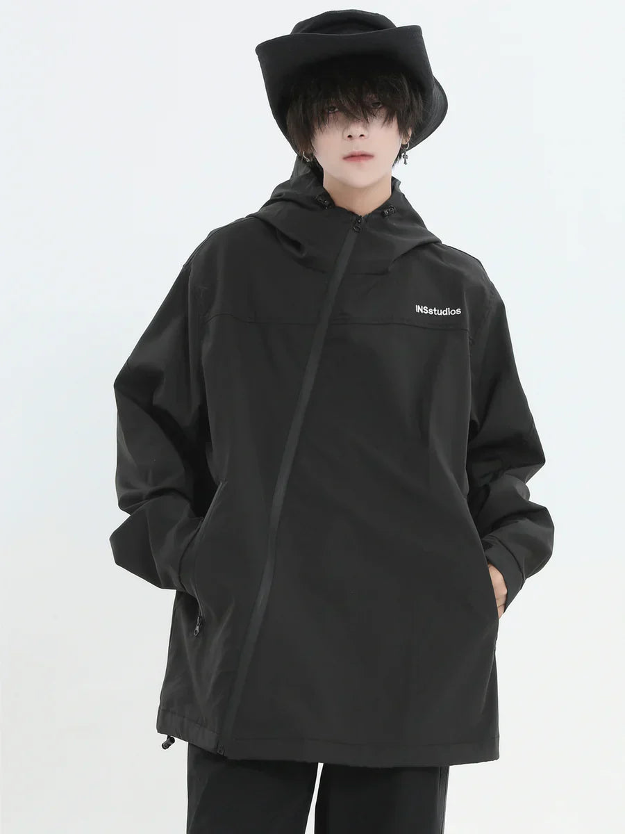 [INSstudios] AMERICAN OBLIQUE ZIPPER ST559