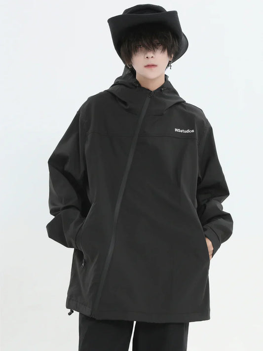 [INSstudios] AMERICAN OBLIQUE ZIPPER ST559