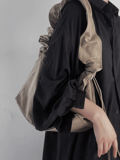 design drawstring dual-use shoulder crossbody bag st1637