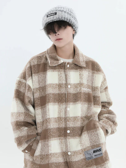 [INSstudios] LOGO LOOSE LAPEL JACKET ST1239