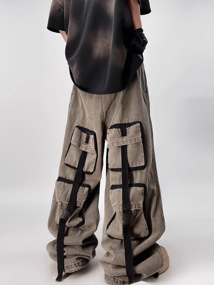 [UUCSCC] multi-pocket jeans ST2517