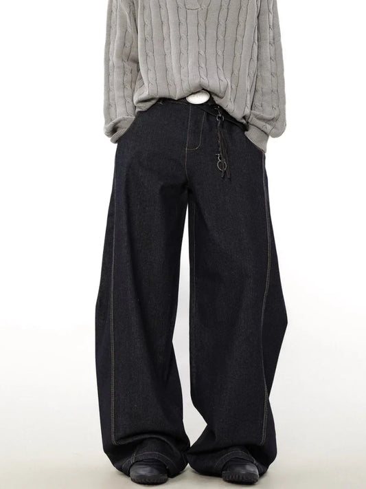 [MADWITCH] WIDE-LEGGED LOOSE JEANS ST1050