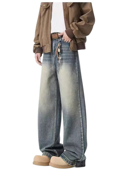[GRACERUB] DIRTY FLARE-CUT JEANS st5042