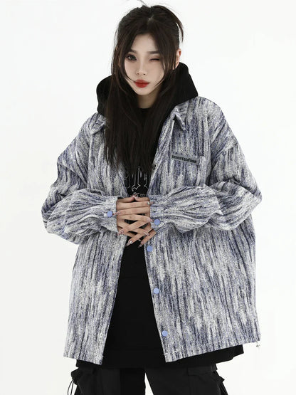 [INSstudios] WASHED DENIM JACKET ST1065