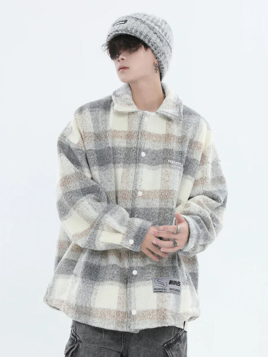 [INSstudios] LOGO LOOSE LAPEL JACKET ST1239