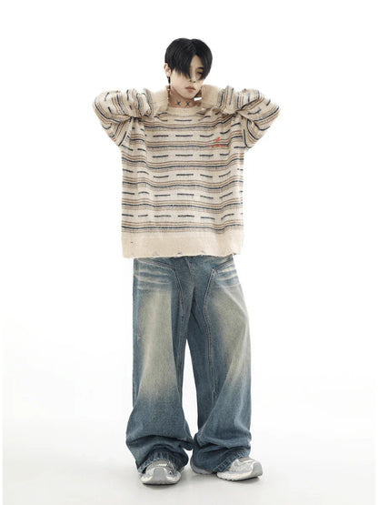 [MRNEARLY] ADVANCED SENSE OF ROUND NECK SWEATER ST1703