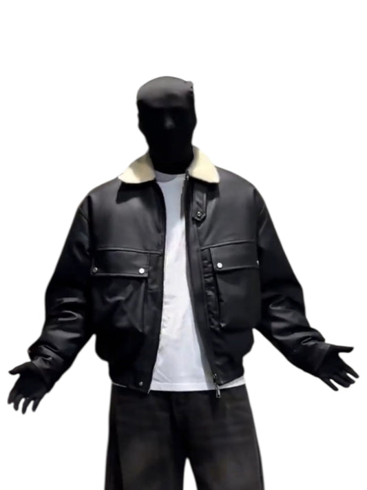 FUR-COLLAR CLEANFIT JACKET st5081