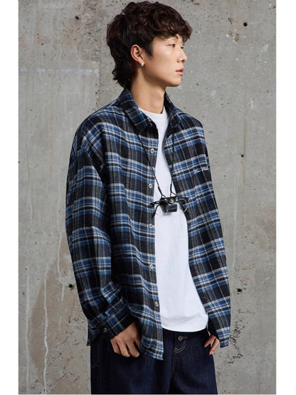 EMBROIDERED PLAID shirt st5069